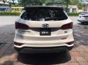 Bán xe Hyundai Santa Fe 2.2 4WD năm 2017, màu trắng