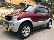 Bán Daihatsu Terios 4x4 MT 2004, màu đỏ, nhập khẩu, số sàn 