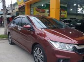 Bán xe Honda City TOP năm 2017, màu đỏ xe gia đình, giá 530tr