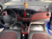 Bán Hyundai Grand i10 đời 2017, Sedan, bản đủ, tự động, màu xanh lam, biển Sài Gòn giá cạnh tranh