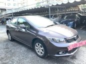 Cần bán xe Honda Civic 1.8AT sản xuất năm 2014, màu nâu giá cạnh tranh