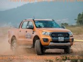 Bán Ford Ranger Wildtrak 2.0L 4x4 AT sản xuất 2019, màu vàng, xe nhập 