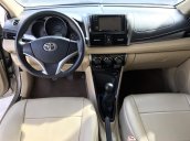 Bán Toyota Vios E 1.5MT màu vàng cát, số sàn, sản xuất 2017, một chủ