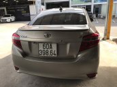 Bán Toyota Vios E 1.5MT màu vàng cát, số sàn, sản xuất 2017, một chủ