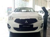 Bán xe Mitsubishi Attrage sản xuất 2019, màu trắng, xe nhập, 375.5 triệu