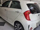 Bán Kia Morning Si 1.25MT màu trắng số sàn sản xuất 2017 biển Sài Gòn, đi đúng 4000km