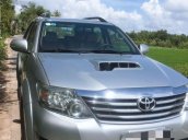 Bán Toyota Fortuner MT sản xuất 2014, màu bạc số sàn