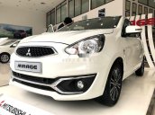 Bán xe Mitsubishi Mirage sản xuất 2019, màu trắng, xe nhập, giá 350.5tr