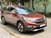 Bán Honda CRV 2.4 bản TG SX 2017 lẫy số vô lăng, xe đen bao check hãng