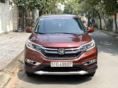 Bán Honda CRV 2.4 bản TG SX 2017 lẫy số vô lăng, xe đen bao check hãng