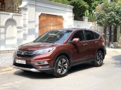 Bán Honda CRV 2.4 bản TG SX 2017 lẫy số vô lăng, xe đen bao check hãng