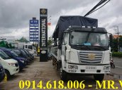 Bán xe FAW xe tải thùng dài 9m7, đời 2019, màu trắng, nhập khẩu