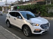 Cần bán lại xe Hyundai Santa Fe năm sản xuất 2018, màu trắng, xe nhập số tự động