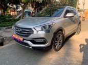 Bán Hyundai Santa Fe AT đời 2016, màu bạc