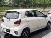 Bán xe Wigo màu trắng, số tự động, khuyến mãi lớn tháng 11 tại Toyota An Sương