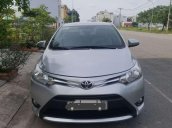 Bán xe Toyota Vios EMT sản xuất 2016, màu bạc xe gia đình