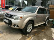 Bán Ford Everest 2.5L số sàn 2015, màu ghi vàng, giá 639tr