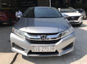 Bán Honda City 1.5MT màu bạc, số sàn, sản xuất 2017, biển Sài Gòn