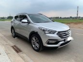 Bán Hyundai Santa Fe 2017, màu bạc còn mới, 989 triệu