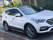 Cần bán lại xe Hyundai Santa Fe đời 2018, màu trắng