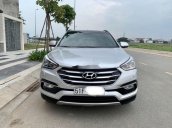 Bán Hyundai Santa Fe 2017, màu bạc còn mới, 989 triệu