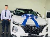 Bán Hyundai Santa Fe năm sản xuất 2019, màu trắng, xe nhập