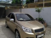 Cần bán Chevrolet Aveo đời 2016, màu vàng, xe gia đình, giá 295tr