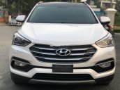 Cần bán lại xe Hyundai Santa Fe đời 2018, màu trắng
