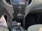 Cần bán Hyundai Santa Fe 2017 diesel 2.2L hai cầu, màu bạc tại TP. HCM