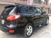 Bán Hyundai Santa Fe đời 2008, màu đen, nhập khẩu