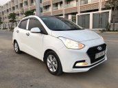 Bán Hyundai Grand i10 sedan 1.2AT màu trắng số tự động sản xuất 2017 biển Sài Gòn