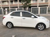 Bán Hyundai Grand i10 sedan 1.2AT màu trắng số tự động sản xuất 2017 biển Sài Gòn