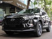 Hyundai SantaFe: Phiên bản máy xăng cao cấp, đời 2019, màu đen, bán giá tốt