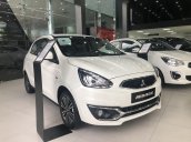 [Khuyến mãi] Bán ô tô Mitsubishi Mirage đời 2019, màu trắng, nhập khẩu, cho góp đến 80%