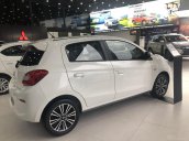 [Khuyến mãi] Bán ô tô Mitsubishi Mirage đời 2019, màu trắng, nhập khẩu, cho góp đến 80%