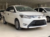 Cần bán xe Toyota Vios 1.5E MT đời 2017, màu trắng, biển SG, giá tốt đi nhanh