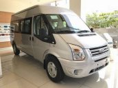 Bán ô tô Ford Transit sản xuất 2019, màu bạc, xe chạy dịch vụ