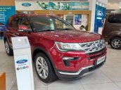 Bán ô tô Ford Explorer sản xuất 2018, màu đỏ, nhập khẩu giá 2 tỷ 68 triệu đồng, KM gói phụ kiện cực kỳ hấp dẫn