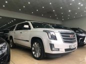 Bán Cadillac Escalade ESV Platinum 2016, màu trắng nội thất nâu