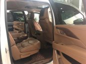 Bán Cadillac Escalade ESV Platinum 2016, màu trắng nội thất nâu