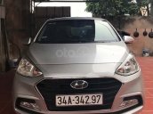 Cần bán lại xe Hyundai Grand i10 đời 2017, màu bạc, giá 345tr xe còn mới nguyên