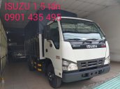 Isuzu 1T5 giá tốt nhất, KM máy lạnh, 12 phiếu bảo dưỡng