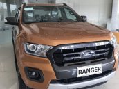 Bán Ford Ranger Wildtrak 2.0 đời 2019, 1 cầu, màu cam, giảm 55 triệu, hỗ trợ vay tối đa, chỉ 150 triệu lăn bánh - Liên hệ 0969.016.692