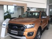 Bán Ford Ranger Wildtrak 2.0 đời 2019, 1 cầu, màu cam, giảm 55 triệu, hỗ trợ vay tối đa, chỉ 150 triệu lăn bánh - Liên hệ 0969.016.692