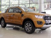 Bán Ford Ranger Wildtrak 2.0 đời 2019, 1 cầu, màu cam, giảm 55 triệu, hỗ trợ vay tối đa, chỉ 150 triệu lăn bánh - Liên hệ 0969.016.692