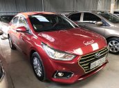 Bán Hyundai Accent 1.4AT màu đỏ số tự động sản xuất 2019 đi 8000km mới 99%