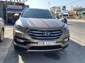 Bán Hyundai Santa Fe 2.2 4WD năm sản xuất 2016, màu nâu, trả góp