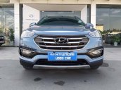 Bán Hyundai Santa Fe 2.2L AT sản xuất 2016, màu xanh như mới, giá 945tr