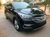 Cần bán Hyundai Santa Fe 2.4L 4WD, năm 2017, màu đen chính chủ, giá 955tr