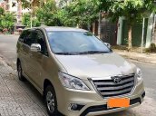 Bán Toyota Innova 2.0E 2014, màu vàng số sàn, giá 418tr